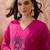 Embroidered kurta & trousers with dupatta