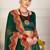 Embroidered Thread Work Semi-Stitched Lehenga & Unstitched Blouse With Dupatta