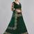 Embroidered Thread Work Semi-Stitched Lehenga & Unstitched Blouse With Dupatta