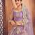 Embroidered Thread Work Semi-Stitched Lehenga & Unstitched Blouse With Dupatta