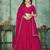 Embroidered Thread Work Semi-Stitched Lehenga & Unstitched Blouse With Dupatta