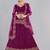 Embroidered Thread Work Semi-Stitched Lehenga & Unstitched Blouse With Dupatta