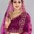 Embroidered Thread Work Semi-Stitched Lehenga & Unstitched Blouse With Dupatta