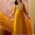 Embroidered v-neck kurta trousers & dupatta
