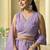 Embroidered Thread Work Semi-Stitched Lehenga & Unstitched Blouse With Dupatta