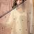 Embroidered round neck kurta & sharara kurta set