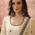 Embroidered round neck kurta & sharara kurta set
