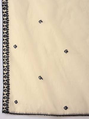 Embroidered round neck kurta & sharara kurta set 5