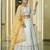 Embroidered Thread Work Semi-Stitched Lehenga & Unstitched Blouse With Dupatta