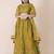 Embroidered Thread Work Semi-Stitched Lehenga & Unstitched Blouse With Dupatta