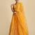 Embroidered Thread Work Semi-Stitched Lehenga & Unstitched Blouse With Dupatta