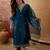 Embroidered kurta & trousers with dupatta