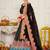 Embroidered Thread Work Semi-Stitched Lehenga & Unstitched Blouse With Dupatta