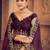 Embroidered Thread Work Semi-Stitched Lehenga & Unstitched