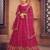 Embroidered Thread Work Semi-Stitched Lehenga & Unstitched Blouse With Dupatta