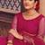 Embroidered Thread Work Semi-Stitched Lehenga & Unstitched Blouse With Dupatta