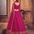 Embroidered Thread Work Semi-Stitched Lehenga & Unstitched Blouse With Dupatta