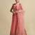 Embroidered Thread Work Semi-Stitched Lehenga & Unstitched Blouse With Dupatta