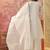 Embroidered v-neck kurta & trousers with dupatta