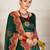Embroidered Thread Work Semi-Stitched Lehenga & Unstitched Blouse With Dupatta