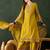 Embroidered thread work straight kurta with trousers & dupatta