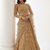Golden Pure Soft Heavy Butterfly Net Sequins Embroidery Work Bridal Lehenga Choli