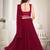 Embroidered Thread Work Semi-Stitched Lehenga & Unstitched Blouse With Dupatta