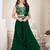 Embroidered Thread Work Semi-Stitched Lehenga & Unstitched Blouse With Dupatta