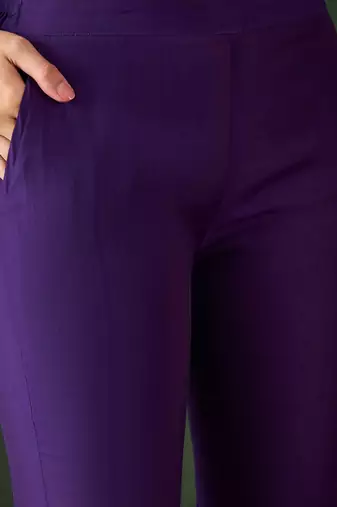 Women embroidered a-line kurta trousers & dupatta