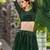 Embroidered Thread Work Semi-Stitched Lehenga & Unstitched Blouse With Dupatta