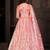 Embroidered Thread Work Semi-Stitched Lehenga & Unstitched Blouse With Dupatta