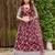 Embroidered Thread Work Semi-Stitched Lehenga & Unstitched Blouse With Dupatta