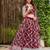 Embroidered Thread Work Semi-Stitched Lehenga & Unstitched Blouse With Dupatta