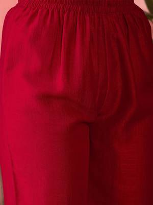 Women sequence embroidered kurta with trousers & dupatta 3