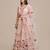 Embroidered Thread Work Semi-Stitched Lehenga & Unstitched Blouse With Dupatta
