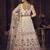 Embroidered Thread Work Semi-Stitched Lehenga & Unstitched Blouse With Dupatta