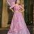 Embroidered Sequinned Semi-Stitched Lehenga & Unstitched Blouse With Dupatta