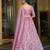 Embroidered Sequinned Semi-Stitched Lehenga & Unstitched Blouse With Dupatta