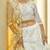 Embroidered Thread Work Semi-Stitched Lehenga & Unstitched Blouse With Dupatta