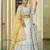 Embroidered Thread Work Semi-Stitched Lehenga & Unstitched Blouse With Dupatta