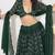 Embroidered Sequinned Semi-Stitched Lehenga & Unstitched Blouse With Dupatta