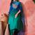 Women ethnic motifs embroidered anarkali kurta with trousers & dupatta