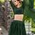 Embroidered Sequinned Semi-Stitched Lehenga & Unstitched Blouse With Dupatta