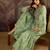 Women floral embroidered regular beads and stones kurta with sharara kurta sets