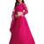 Embroidered Thread Work Semi-Stitched Lehenga & Unstitched Blouse With Dupatta