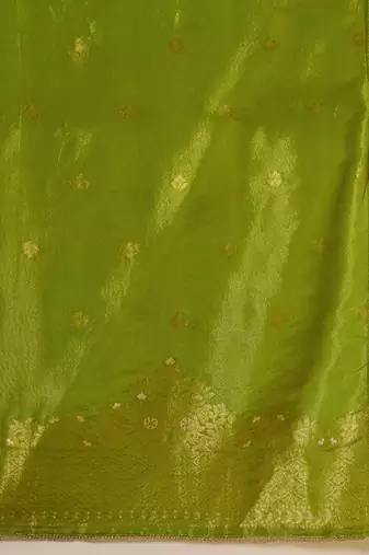 Floral embroidered v-neck sequinned kurta with palazzos & dupatta