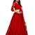Embroidered Semi-Stitched Lehenga & Unstitched Blouse With Dupatta