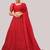 Embroidered Semi-Stitched Lehenga & Unstitched Blouse With Dupatta