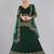 Embroidered Thread Work Semi-Stitched Lehenga & Blouse With Dupatta