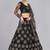Embroidered Shibori Semi-Stitched Lehenga & Unstitched Blouse With